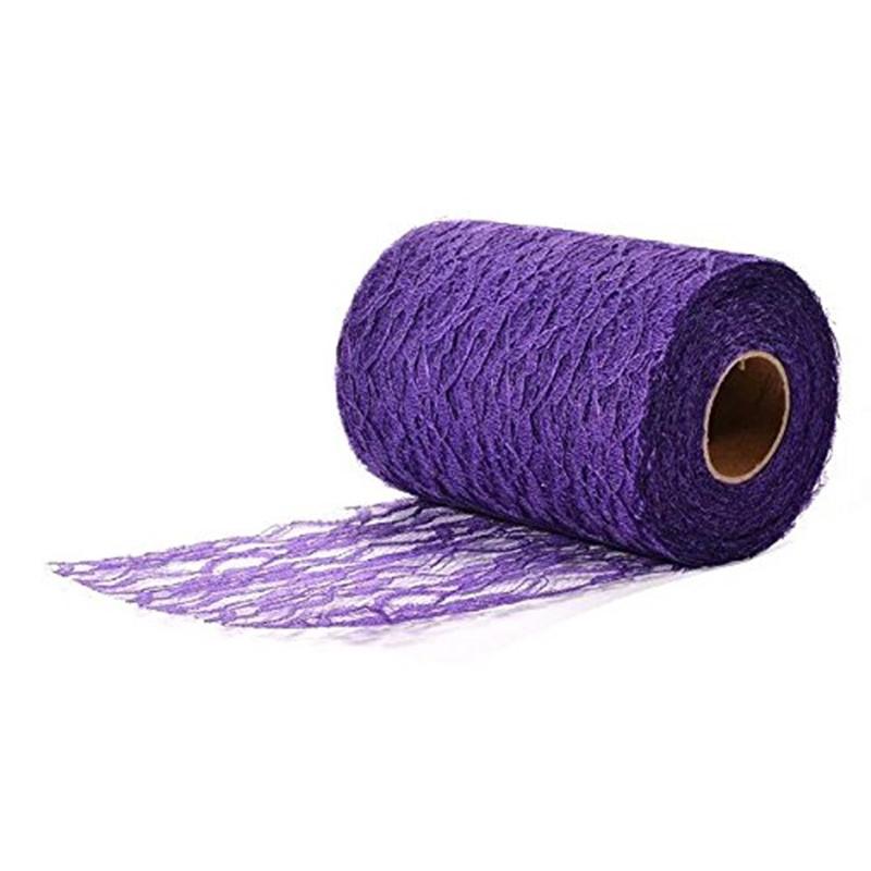 6 25 Yards Vintage Orchid Lace Roll Fabric Tulle Table