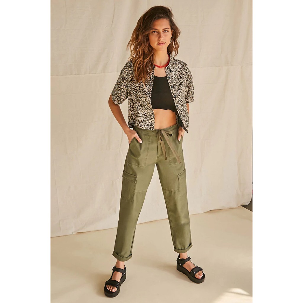 leopard print tops forever 21