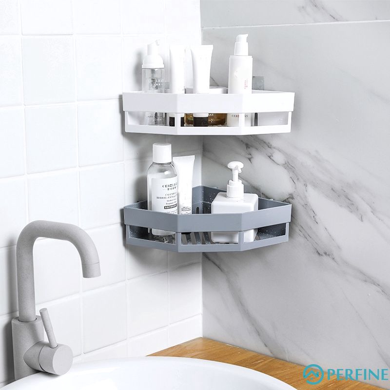 High Grade Bathroom Corner Triangle Shelf Organizer Lazada Ph