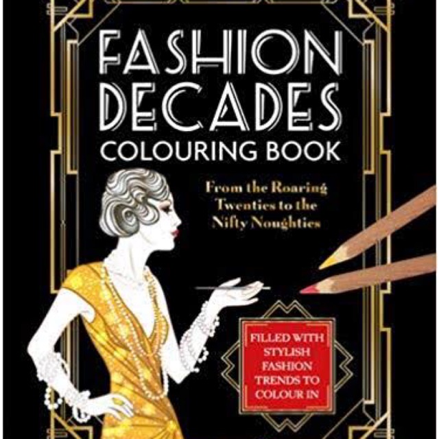 Download Fashion Decades Adult Coloring Book Sale Copy Shopee Philippines