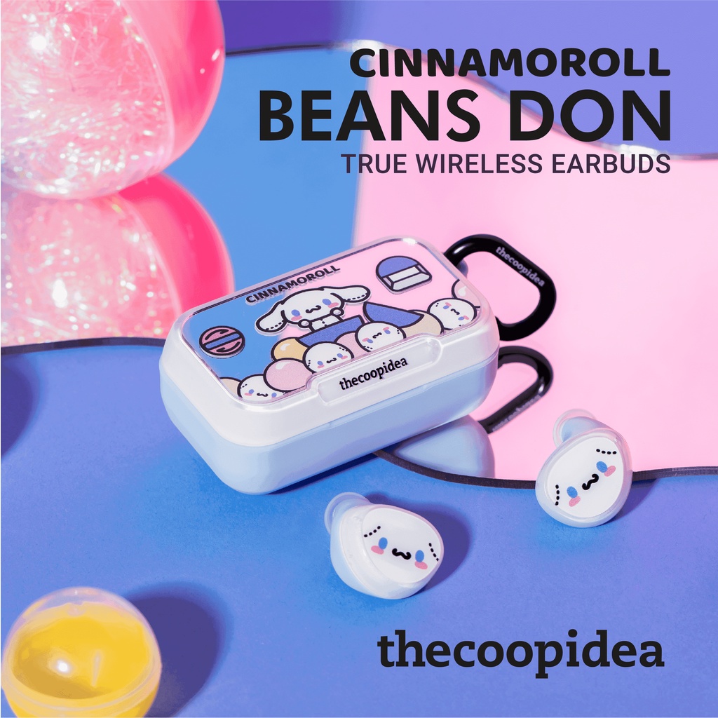 thecoopidea x Sanrio BEANS DON True Wireless Earbuds Cinnamoroll
