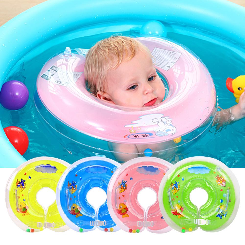 Baby Swimming Inflatable Neck Ring Tube Safety Infant Float Circle for