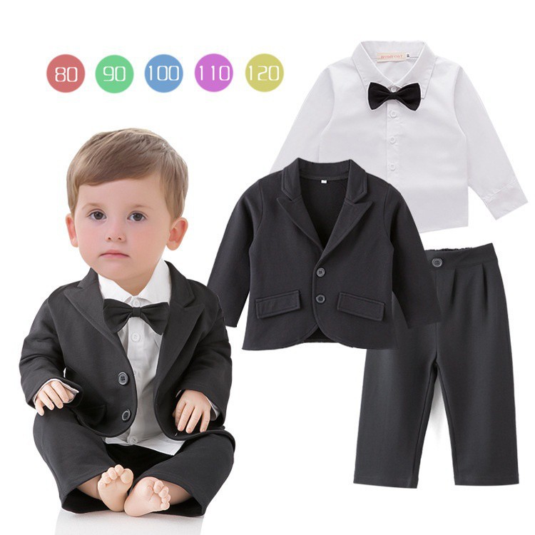 baby boy black suit