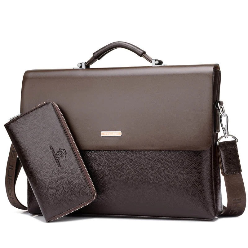 leather laptop shoulder bag