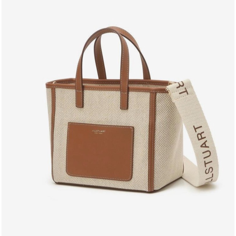 Jillstuart New York Essential Canvas Brown Pocket Mini Canvas Bag Women Tote Sholder Cross Bag From Seoul Korea Presyo Lang 11 598