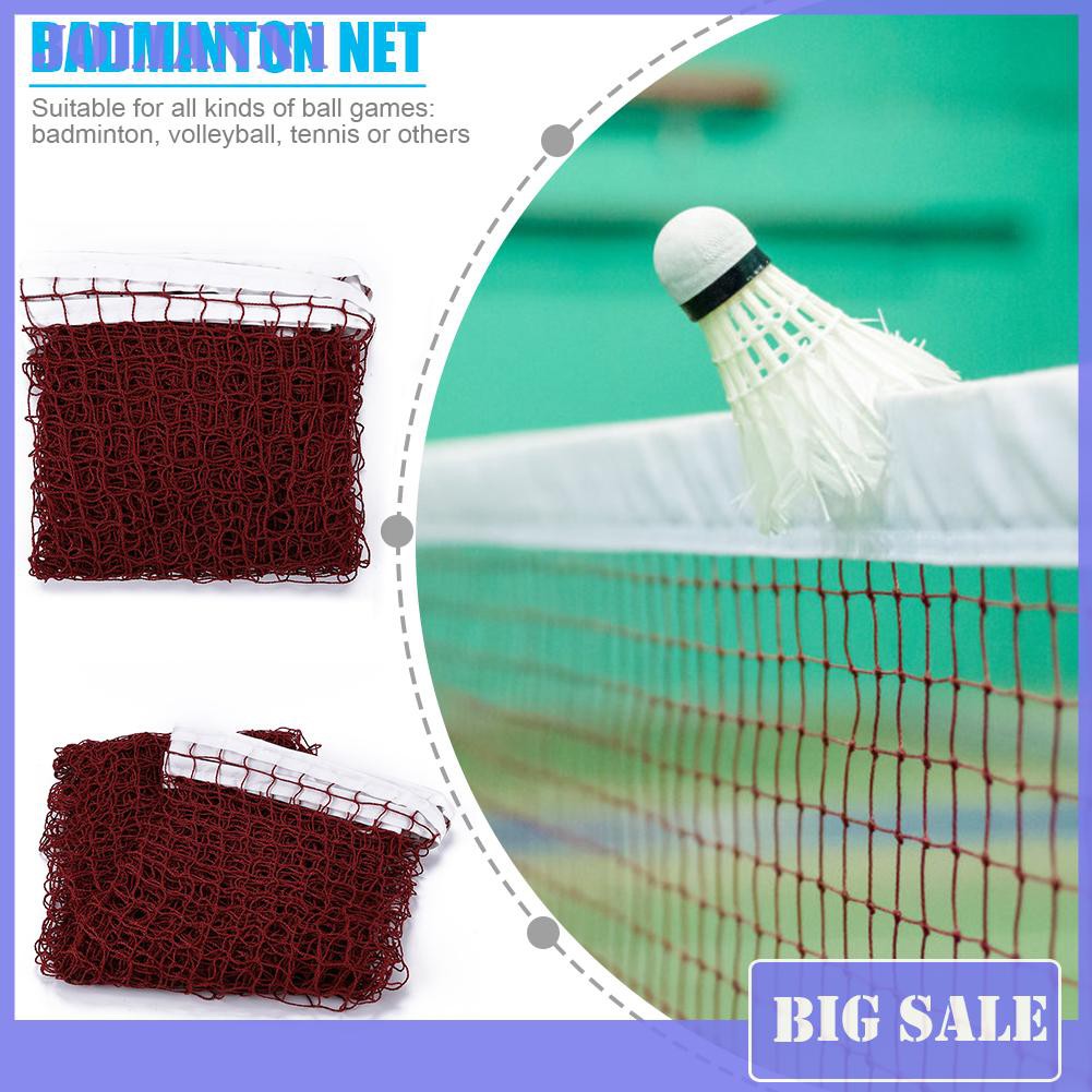 HOT SALE 6.1x0.75m Standard Badminton Net Portable Quickstart Volleyball Tennis Net Shopee Philippines