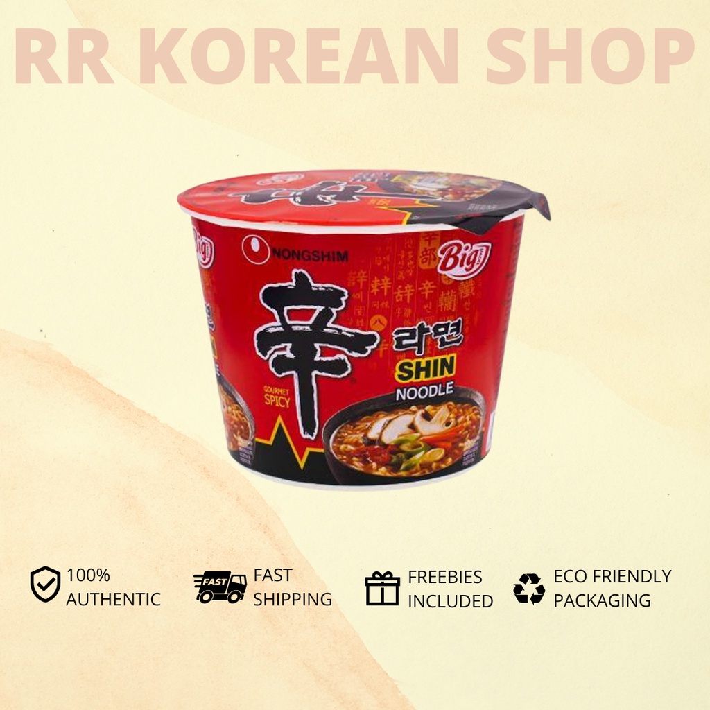 Nongshim Shin Ramyun Korean Noodles Big Bowl 114g | Shopee Philippines