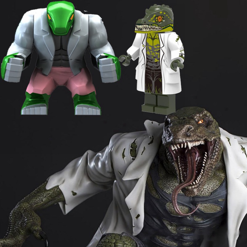 Compatible With Lego Minifigures Avengers Lizard Mark