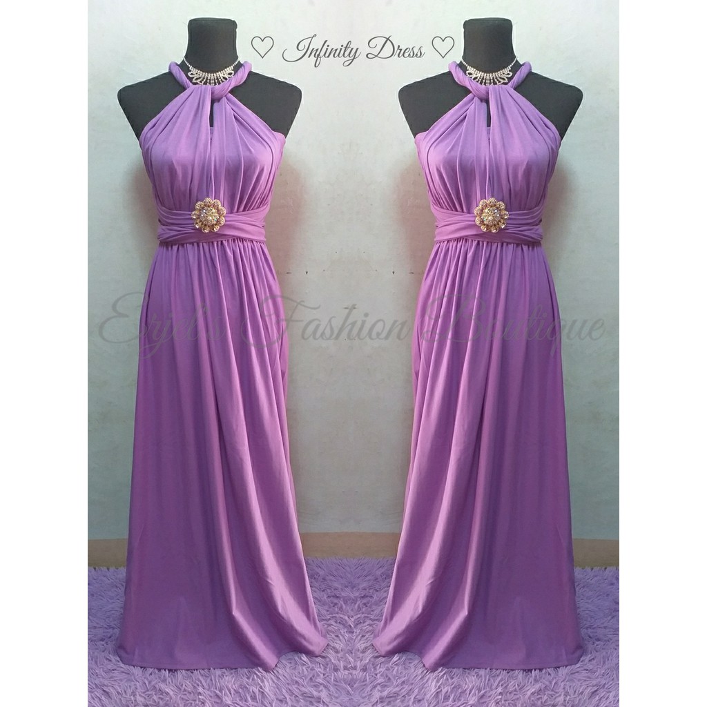 infinity dress lilac