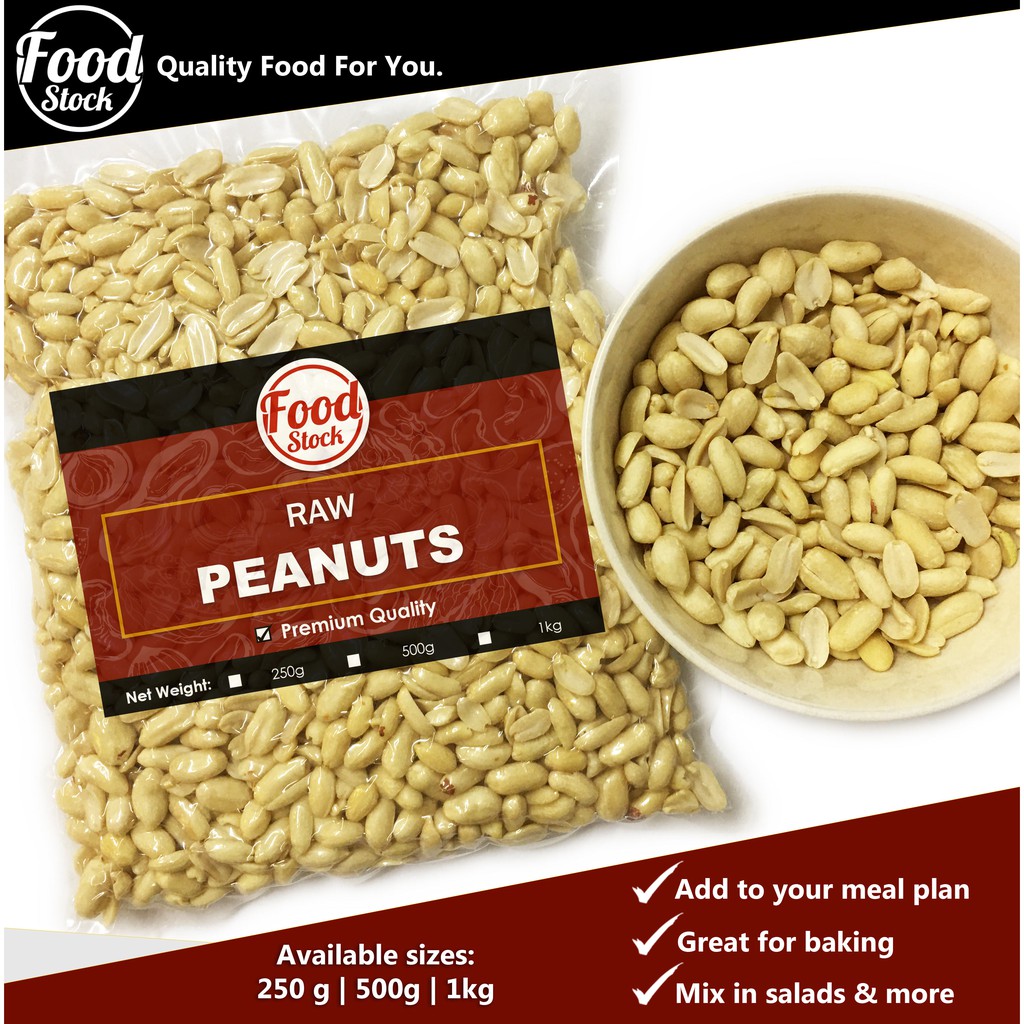 Raw Skinless Peanuts (250g, 500g, 1kg) Shopee Philippines