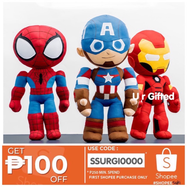 spiderman stuffed toy