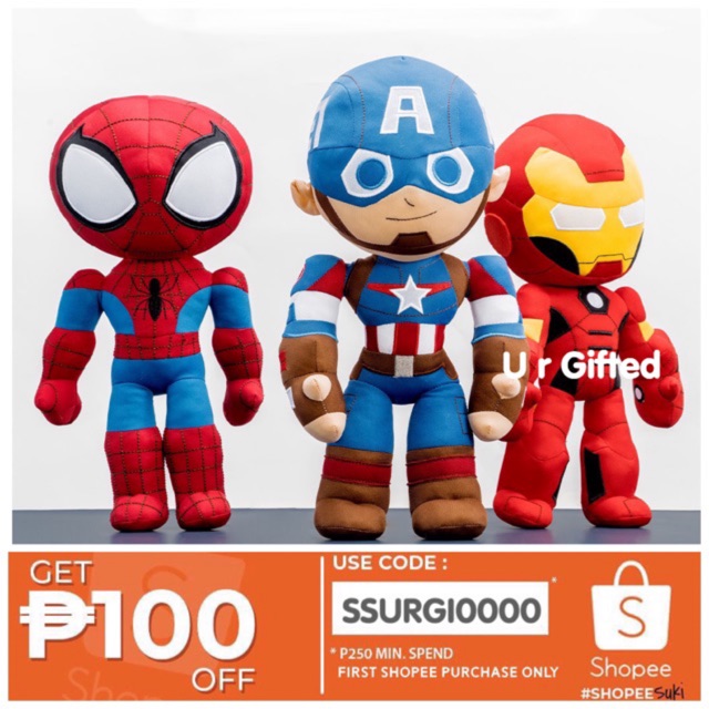 spider man stuffed doll