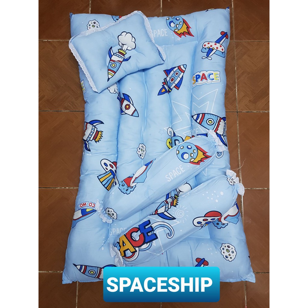 High Quality Baby Crib Comforter Pillows Set Spaceship Shopee