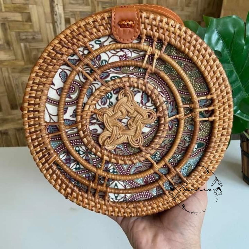 RATTAN BAG FROM BALI (BROWN) Shopee Philippines