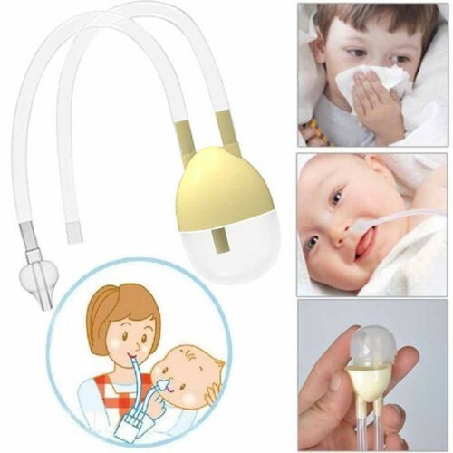 Baby Newborn Nose Cleaner Nasal Vacuum Mucus Suction Aspirator Infant Snot Pump safe