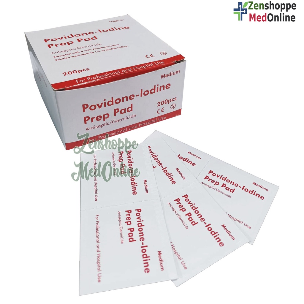 PovidoneIodine Prep Pads Shopee Philippines