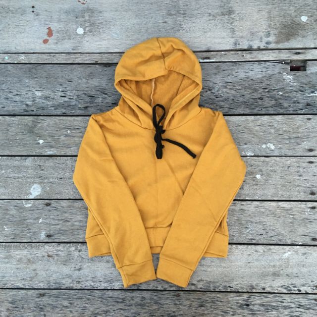 crop top hoodie shopee