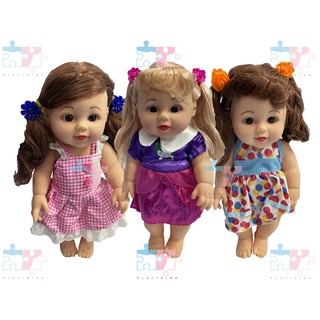 Cute Baby Doll with Sounds Rubber Dolls Manika Toy Toys