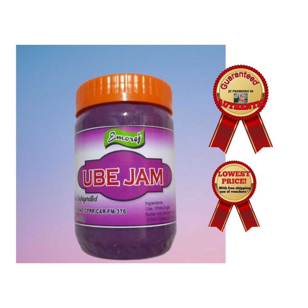 Emorej Baguio Ube Jam Preserve 500 grams New Stocks Shopee Philippines