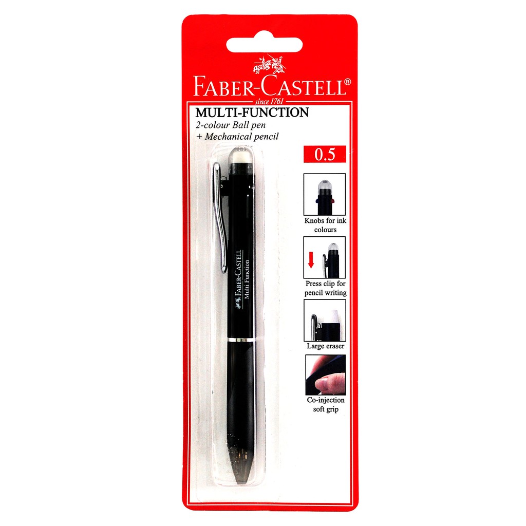 Faber-Castell   Recambio para bolígrafos tamaño mediano azul x 3