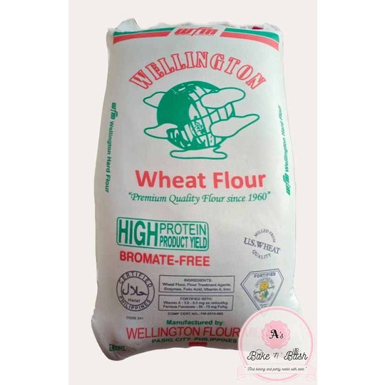 Wellington Wheat Flour (Bread Flour) First Class 25kg Asbakenbash