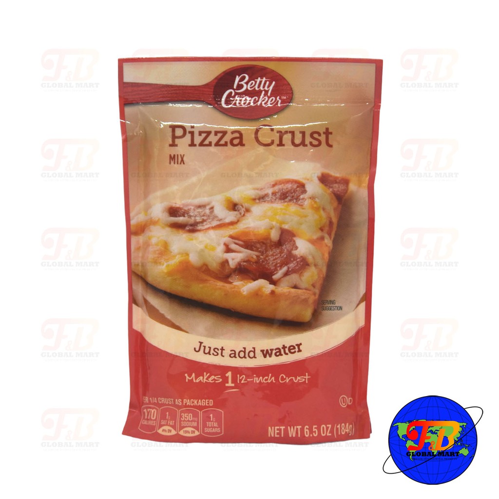 Betty Crocker Pizza Crust Mix 184g Shopee Philippines 8017