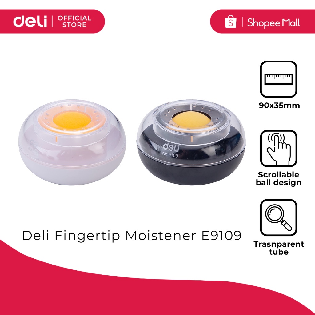 Deli E9109 Fingertip Moistener (1PC) [75259109WH] Shopee Philippines