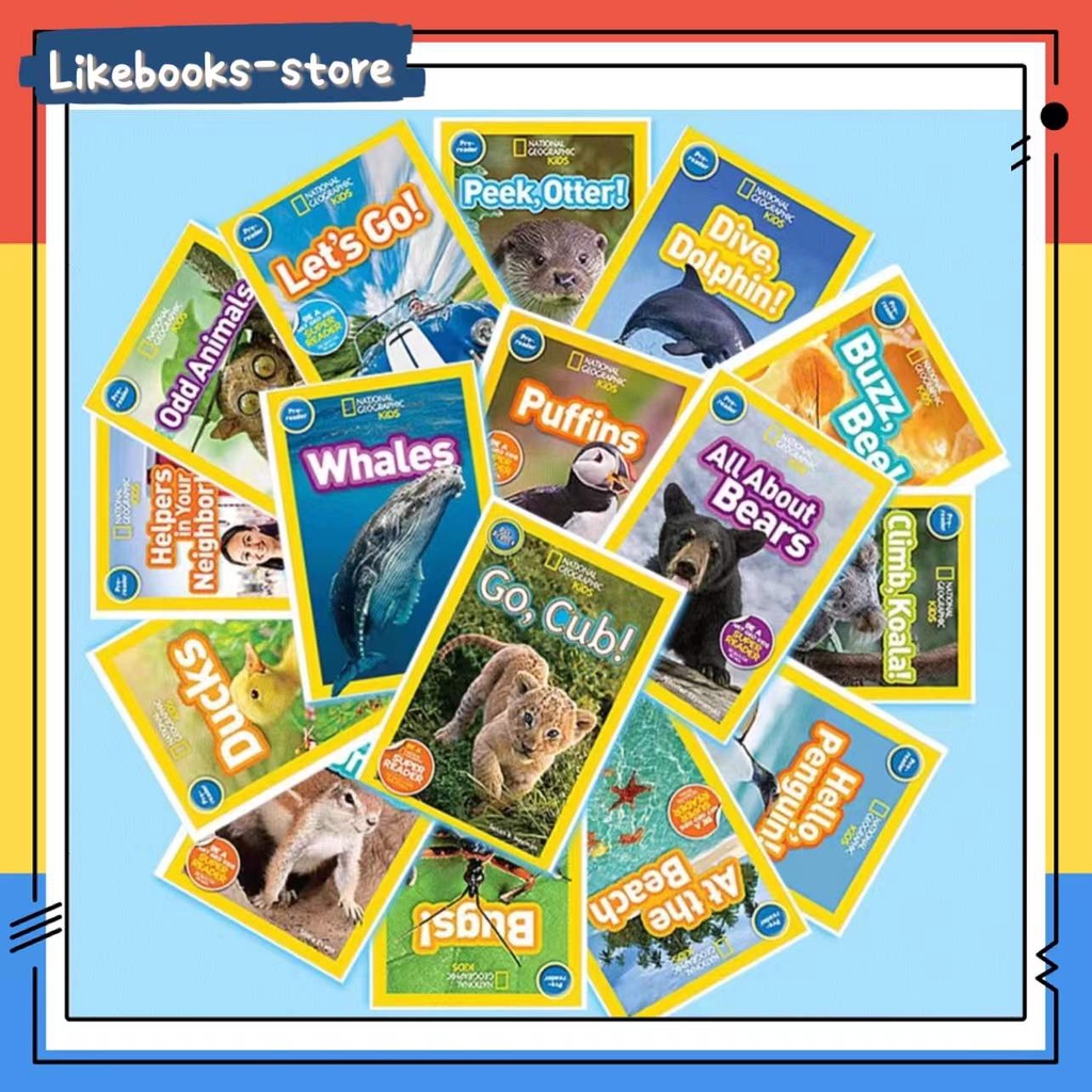 20 books/set English picture book National Geographic Kids Pre-reader ...