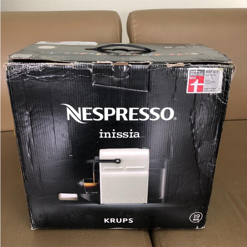 Imported Genuine Coffee Machine Krups Nespresso Xn1001 Inissia Capsule Coffee Machine 19bar Shopee Philippines