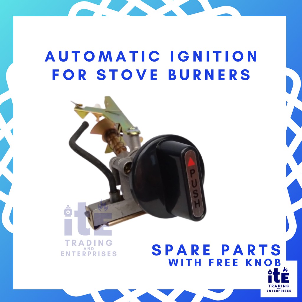 Automatic Ignition Switch with Knob for Stove Burners Replacement Part