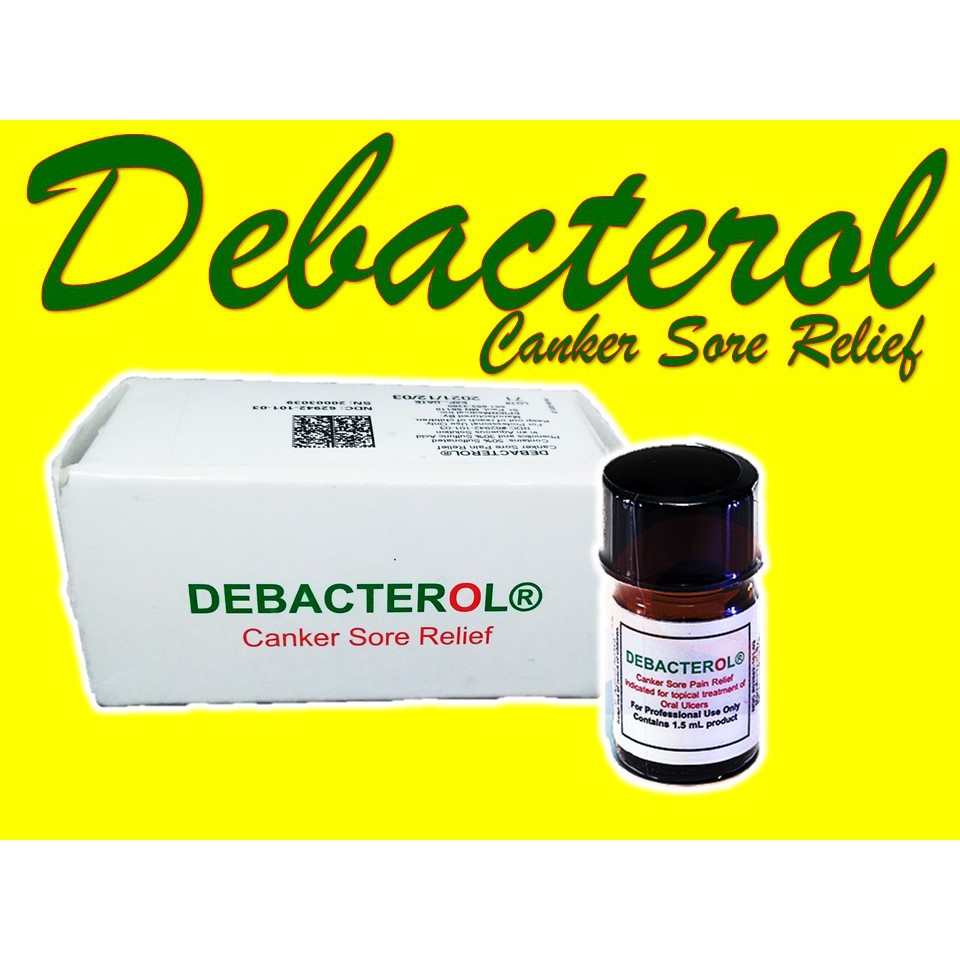 Orodento Debacterol Canker Sore Pain Relief 1.5ml Shopee Philippines