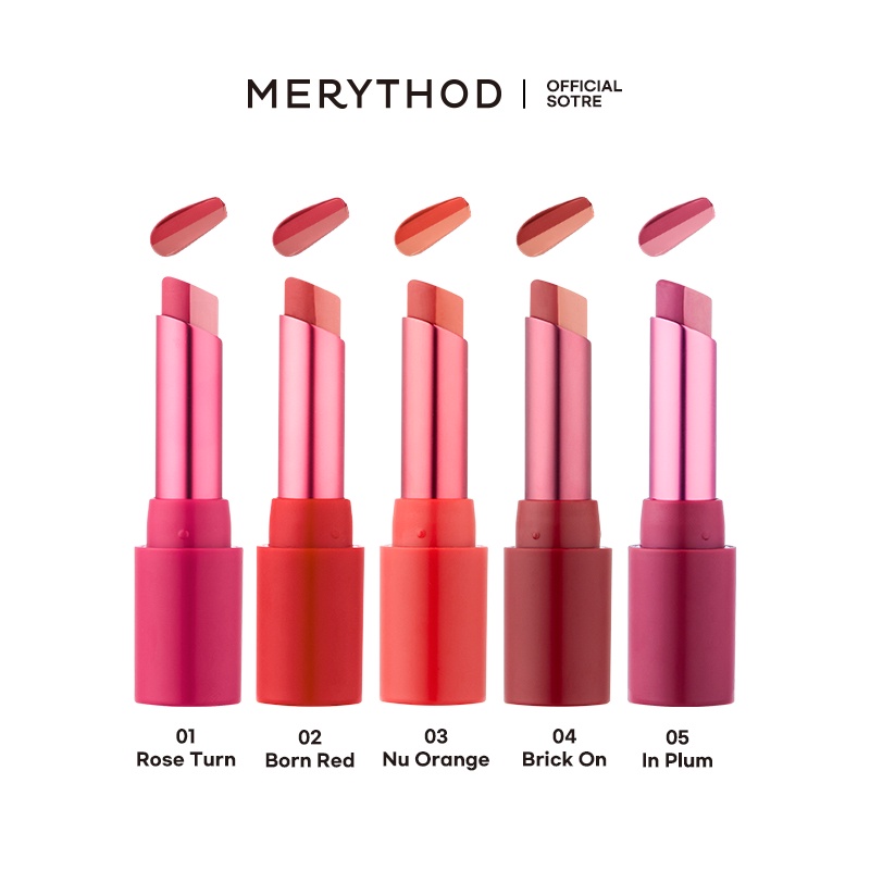 MERYTHOD Two Tone Lipstick | Shopee Philippines