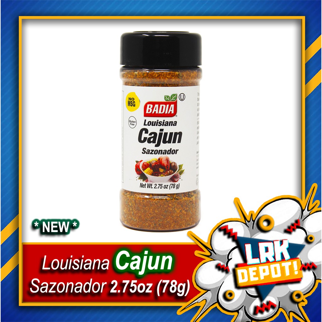 Badia Louisiana Cajun Sazonador 2.75oz / 78g (with Garlic, Onion