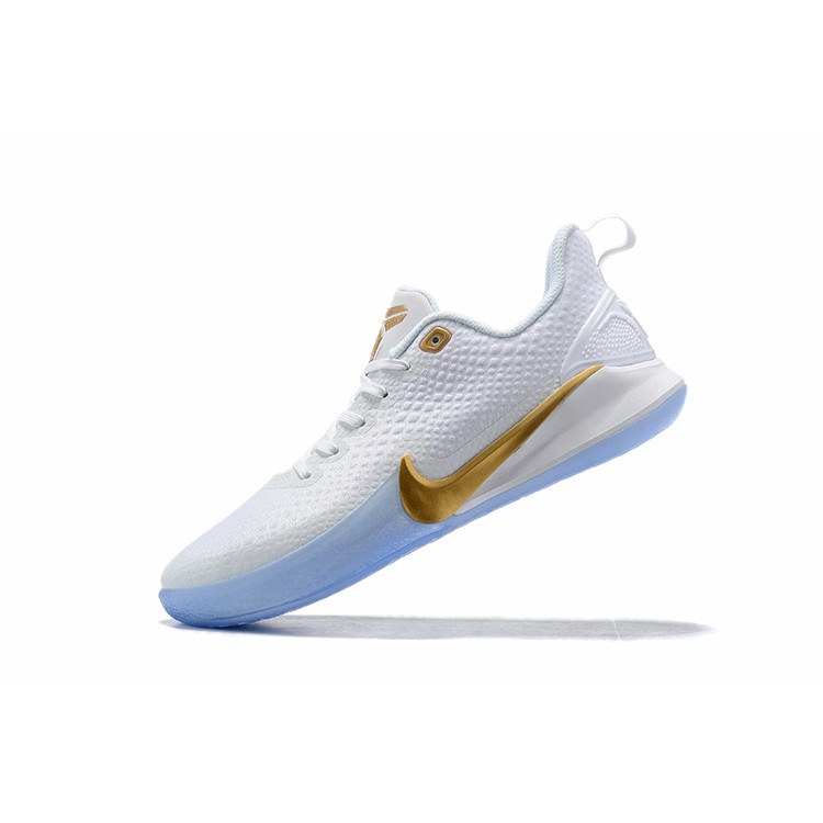 kobe bryant shoes white and gold
