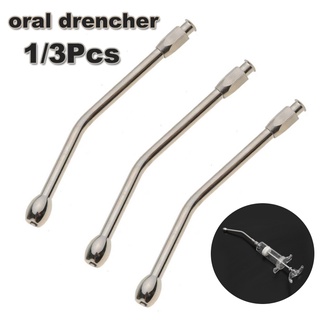 Oral drencher Stainless steel Oral drencher nozzle for piglets feeder accessories Stainless oral Drenching nozzle for cattle Drench injector nozzle for goat Drench tool Drench tube