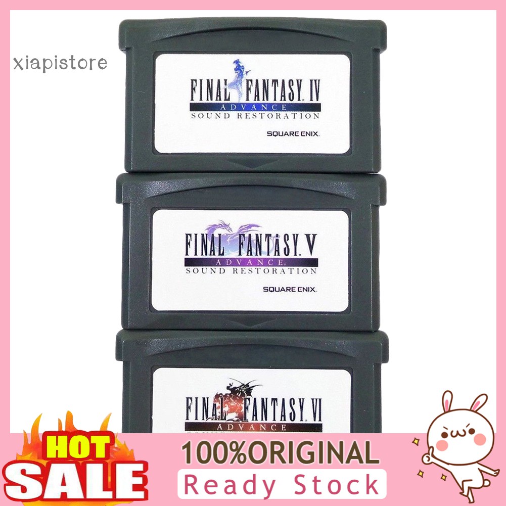 Final Fantasy Iv V Vi Video Game Cartridge Card For Ns Ndsl Gb Gbm Gba Sp Shopee Philippines