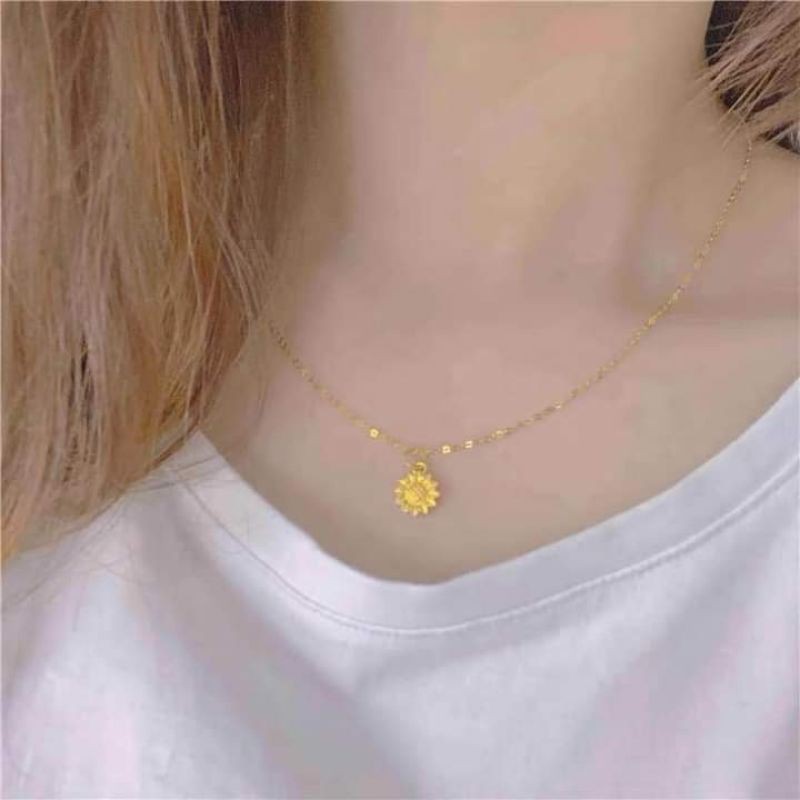 sunflower necklace meaning