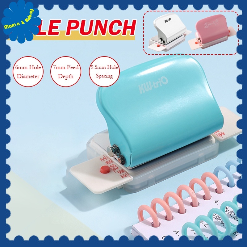 Puncher 6 Hole Puncher Handheld Metal Punchers Binder For A4 A5 B5 Bond Notebook Scrapbook Paper
