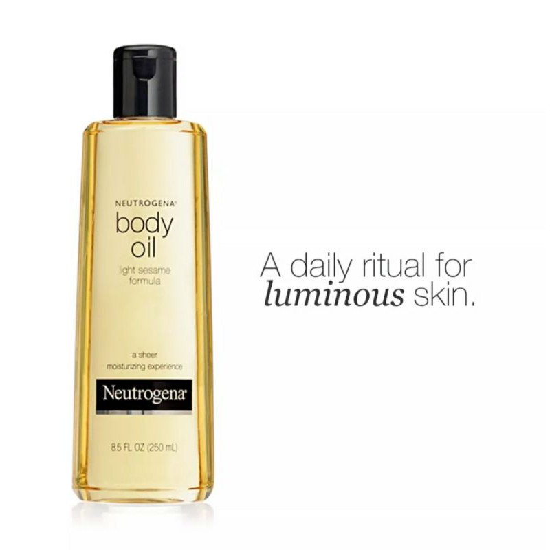 Neutrogena Body Oil 250 ml Shopee Philippines