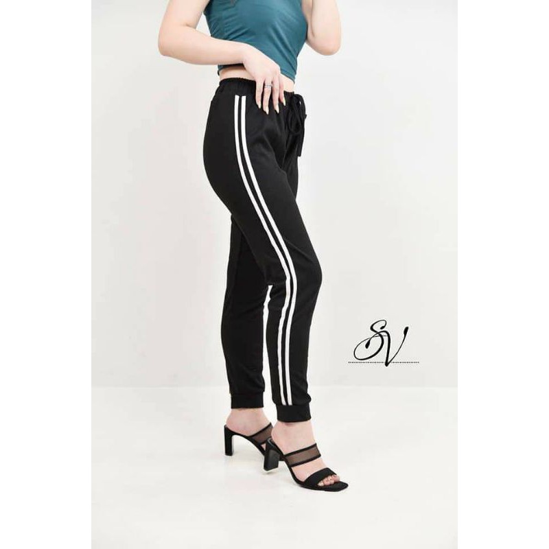 Track jogger pants makapal tracking Pants garterized joymardelo