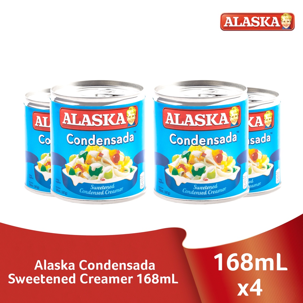 Alaska Condensada 168ml Set of 4 Shopee Philippines