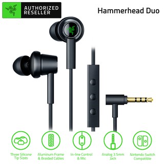 100 Ori Razer Hammerhead V2 Pro Earphone With Microphone Shopee Philippines