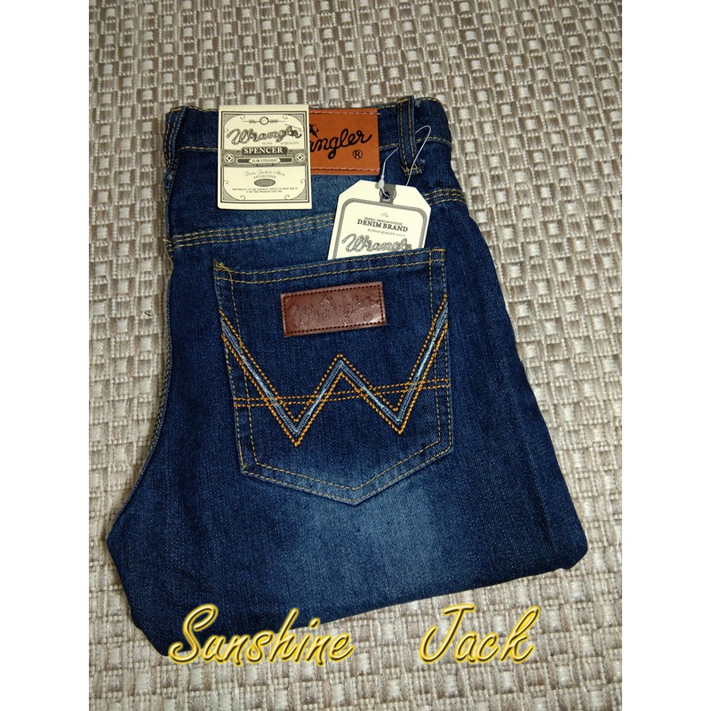 9832 Wrangler Basic Pants for Men Jeans Skinny Maong | Shopee Philippines