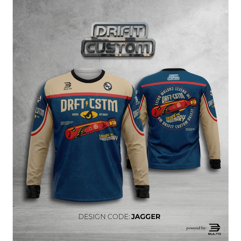 DRIFIT CUSTOM MOTO JERSEY - JAGGER | Shopee Philippines