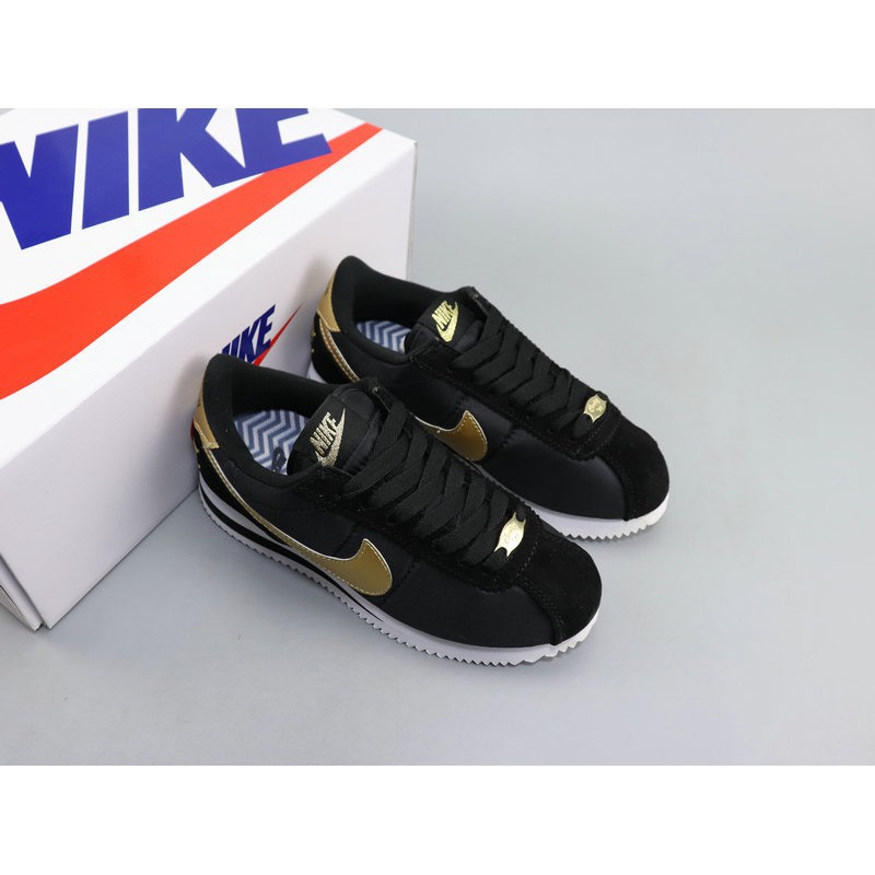 nike cortez basic nylon black