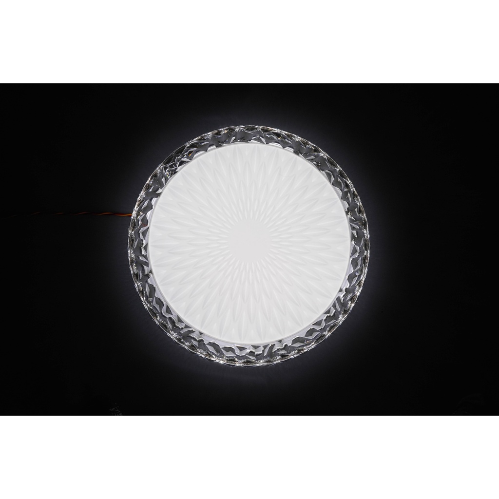 【SUN】COD LED Ceiling Light Ultra Thin Lamp Three Color Dimming for Living Room Home Deco 52cm