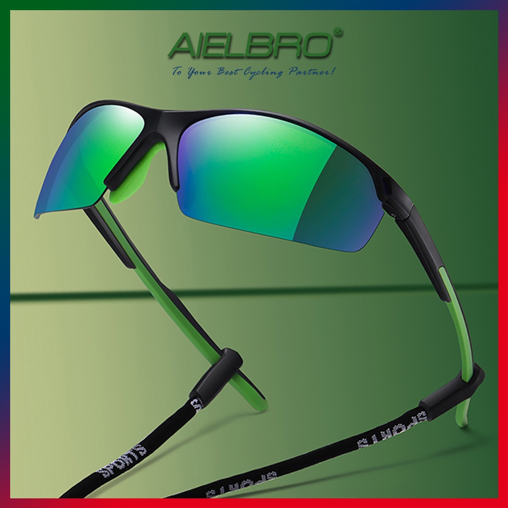 AIELBRO™ Polarized glasses Photochromic MEN TR90 Bike Sunglasses Night-vision Motorcycle MTB Shade fishing hiking Anti-glare Light Weight Fashion Driving Cycling