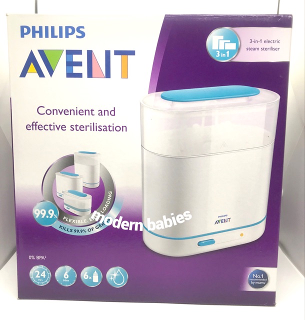 avent 3 in 1 electric steriliser