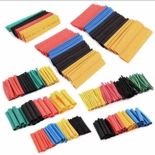 164pcs Set Polyolefin Shrinking Assorted Heat Shrink Tube Wire Cable Insulated Sleeving #7