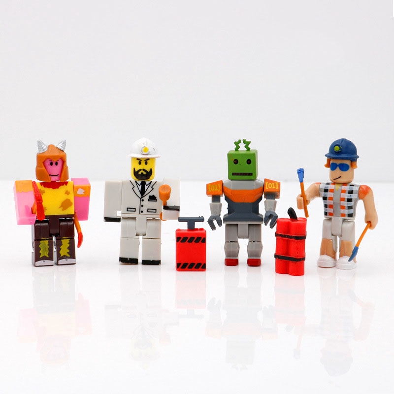 4 Pcs Roblox Game Character Accessory Roblox Action Figure Cake Topper Gift Toys Shopee Philippines - roblox champions of roblox game character 24 pcs action figure cake topper toys